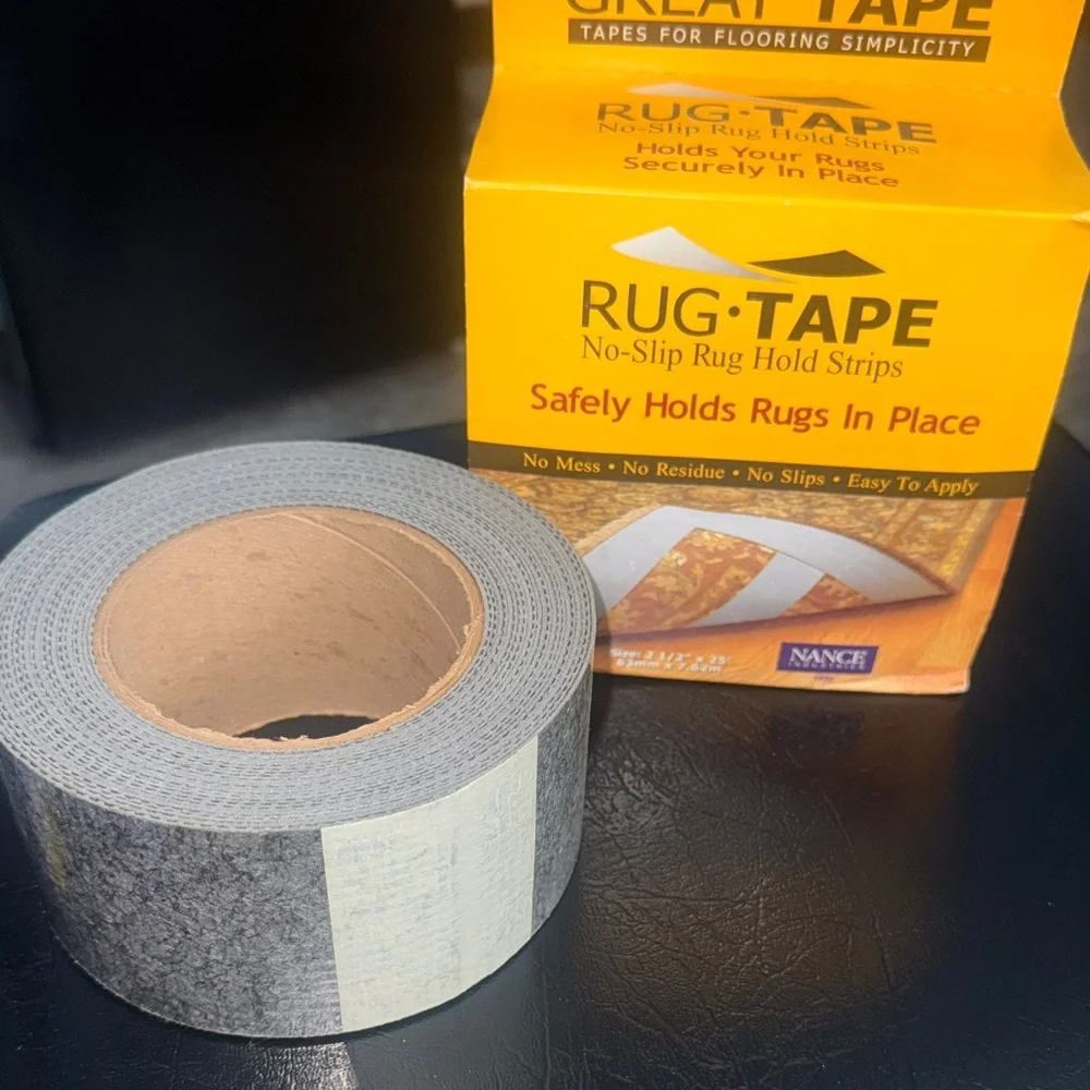Nance Industries Rug Tape - No-Slip Rug Hold Strips NIB